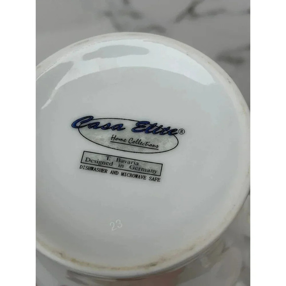 Vintage Fine Porcelain Casa Elite Home Collections Versace Style Medusa Red 11Pc - Picture 12 of 15